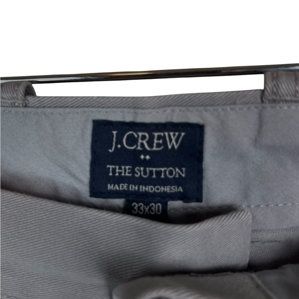 MJ7 Men’s J. Crew THE SUTTON Preppy Flat Front Chino Pants 33x30 - Picture 3 of 5